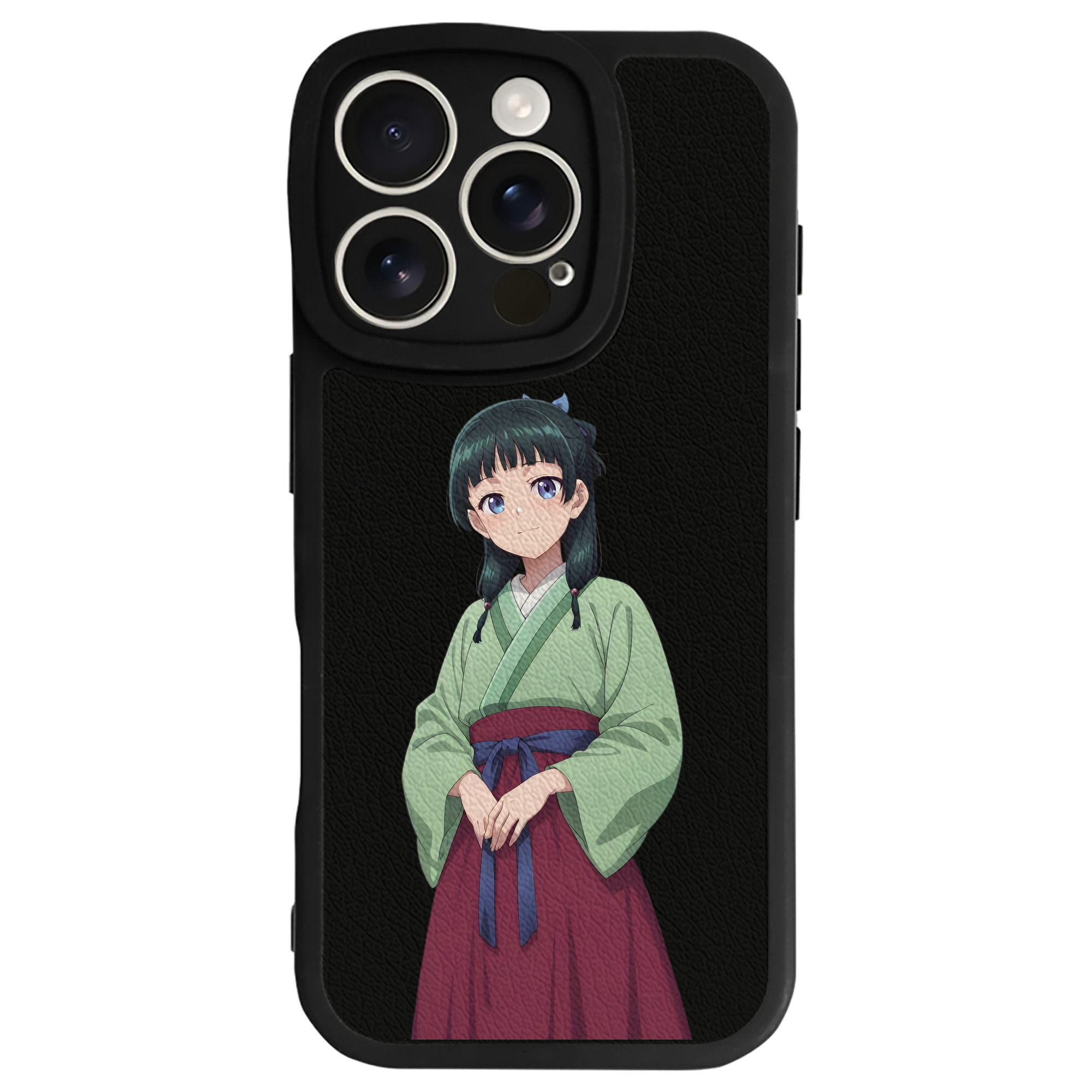 （画像用） 薬屋のひとりごと The Apothecary Diaries 【iPhone 16シリーズ対応】シリコンスマホケース（レザー調） 材質：シリコン